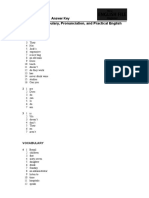 Progress Test 1-4 Answer Key Grammar, Vocabulary, Pronunciation, and Practical English