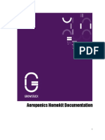 Growstack Aeroponic Homekit Documentation v.1.1