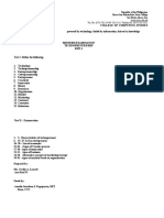 Midterms Exam Tech Bsit