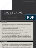 2 A Tao Te Ching