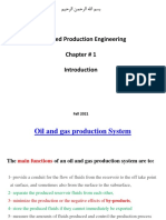 Advanced Production Engineering Chapter # 1: Fall 2021