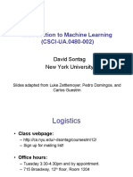 Lecture1 - Introduction To Machine Learning