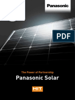 Panasonic Compact Solar PV 300w Panels. HIT Series