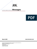 Lexmark C500 Menus and Messages