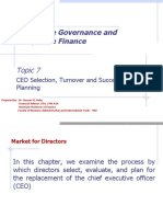 CH 6. CEO Selection and Turnover