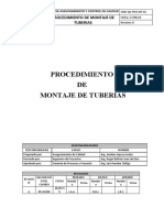 Cmk-Qa-Pro-Mt-01 Procedimiento de Montaje de Tuberias