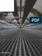 Docker From Code To Container: How Docker Enables Devops, Continuous Integration and Continuous Delivery