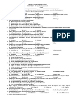 SCIENCE 10 2nd Quarter Assessment