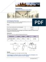 Baggage Information Malaysia Airlines