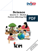 Science: Quarter 3 - Module 4 Factors Affecting Climate