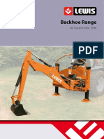 Backhoe Range: For Tractors From 15HP