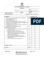 QP - CAIE - X - Math - Mock Test - P2