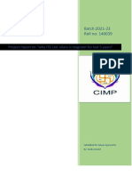 Batch:2021-23 Roll No: 140039: Project Report On "Why ITC Ltd. Share Is Stagnant For Last 5 Years"
