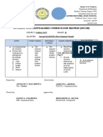 Division Contextualized Curriculum Matrix (DCCM)