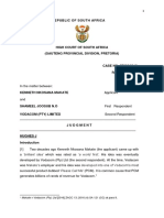 Makate V Shameel Joosub N.O and Vodacom Pty LTD Judgment 07-02-2022