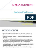Audit in Nursing Management and Administration