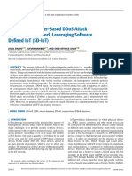 An Efficient Counter-Based DDoS Attack Detection Framework Leveraging Software Defined IoT SD-IoT