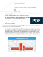 Article HR Trends in 2022 - Human Resource Management