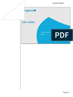 Lesson 1 Introduction To SAP HANA