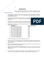 Affidavit: Description Area (Square Meters)