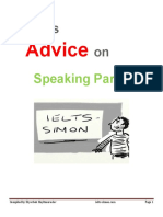 Simon IELTS Advice On Speaking Part 3 (2010 2018)