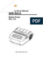 SPP-R310: Windows Driver Manual