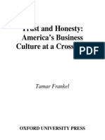 Tamar Frankel - Trust and Honesty