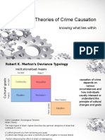 Theories of Crime Causation