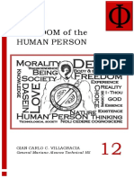 MODULE-8.1 Freedom of The Human Person