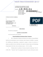 Redacted Indictment of Dr. Mark Agresti at The U.S. District Court of Southern District of Florida - June 22, 2018