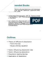 Recommended Books: Pharmaceutical Dosage Forms and Drug Delivery Systems, Section II-Dosage Form Design