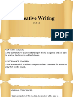 Creative Writing Week 5-6