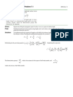 Problem 7.1: Given: Find: Solution