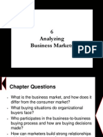 Chapter 6 - Analyzing Business Markets