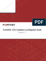 Fortisiem - Esx Installation and Migration Guide