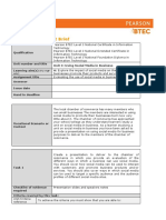 BTEC Assignment Brief: (For NQF Only)