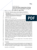 Improvement of The Steel Plate Temperature During The Preheating Process by Focusing Flame Using The Guide Vane at The Outlet of A Gas Torch