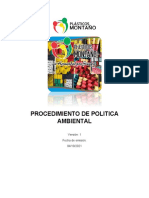 Procedimiento de Politica Ambiental