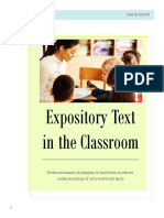 Expository Text in The Classroom: Sierra Smith