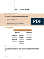 Unit - 4: Unpaid Seller: Learning Outcomes