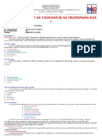 Curriculum Map Sa Edukasyon Sa Pagpapahalaga 7