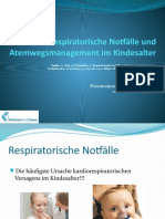 Respiratorische Notfälle Und Atemwegsmanagement Im Kindesalter