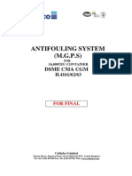 Antifouling System (M.G.P.S) : Dsme Cma CGM