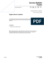 Engine Sensor Locations D11H, D13H, D16H