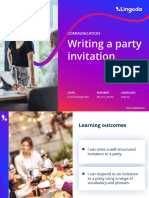 Writing A Party Invitation