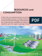 Unit 6 Energy Resources and Consumption