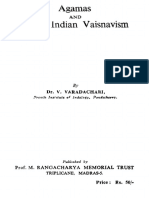 Agamas and South Indian Vaisnavism by DR V Varadachari 1982 OCR