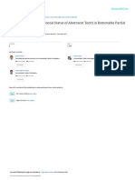 Evaluation of The Periodontal Status of Abutment Teeth in Removable Partial Dentures