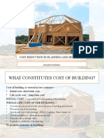 COST REDUCTION - Building Economics