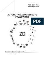 Automotive Zero Defects Framework: February 26, 2020